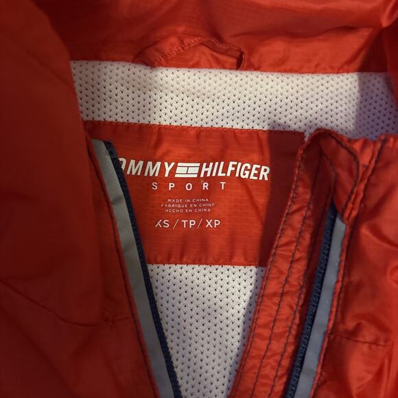 Tommy Hilfiger Sport Women’s XS Jacket Windbreaker Red White Blue Ombré - Picture 2 of 5